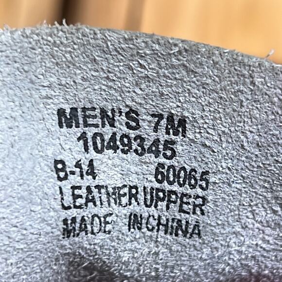 Sperry A/O 2-Eye Washed Flecked Pebbled Gray Red Leather Boat Shoes Mens Size 7 - Picture 11 of 11